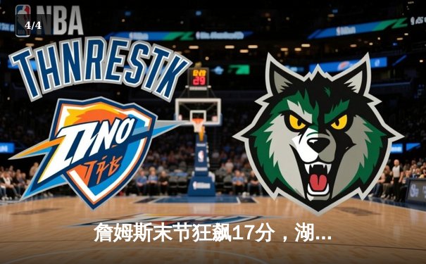 詹姆斯末节狂飙17分，湖人加时险胜勇士，系列赛战至2-2平 - 4