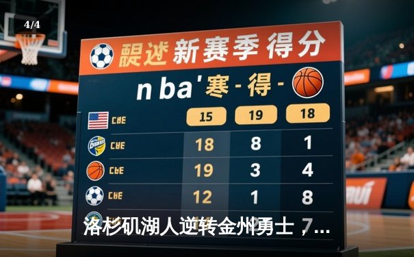 洛杉矶湖人逆转金州勇士，詹姆斯关键三分锁定胜局 - 4